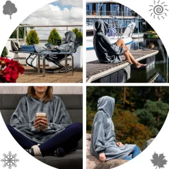 Bluzair - Bluza koc - Szary