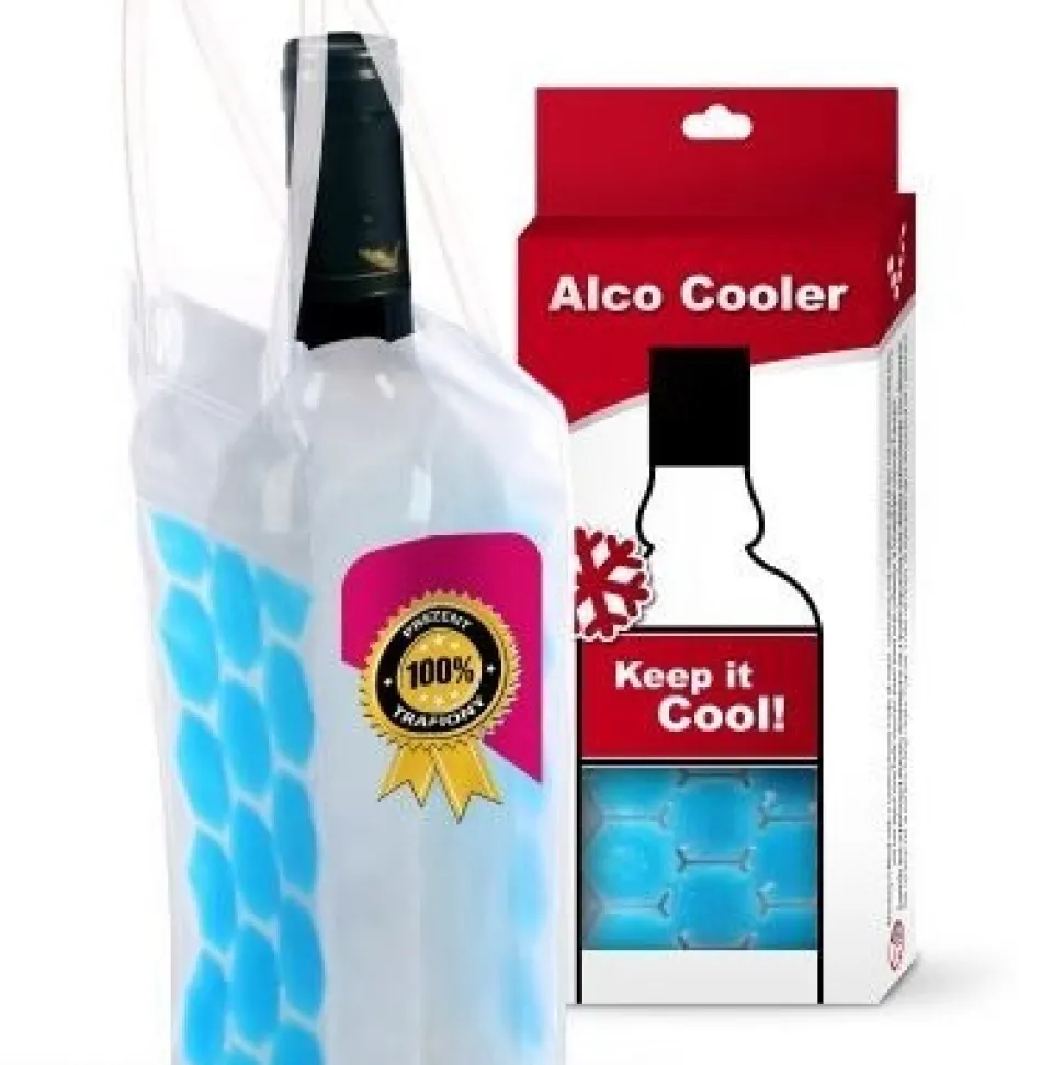 Cooler na butelkę - Niebieski