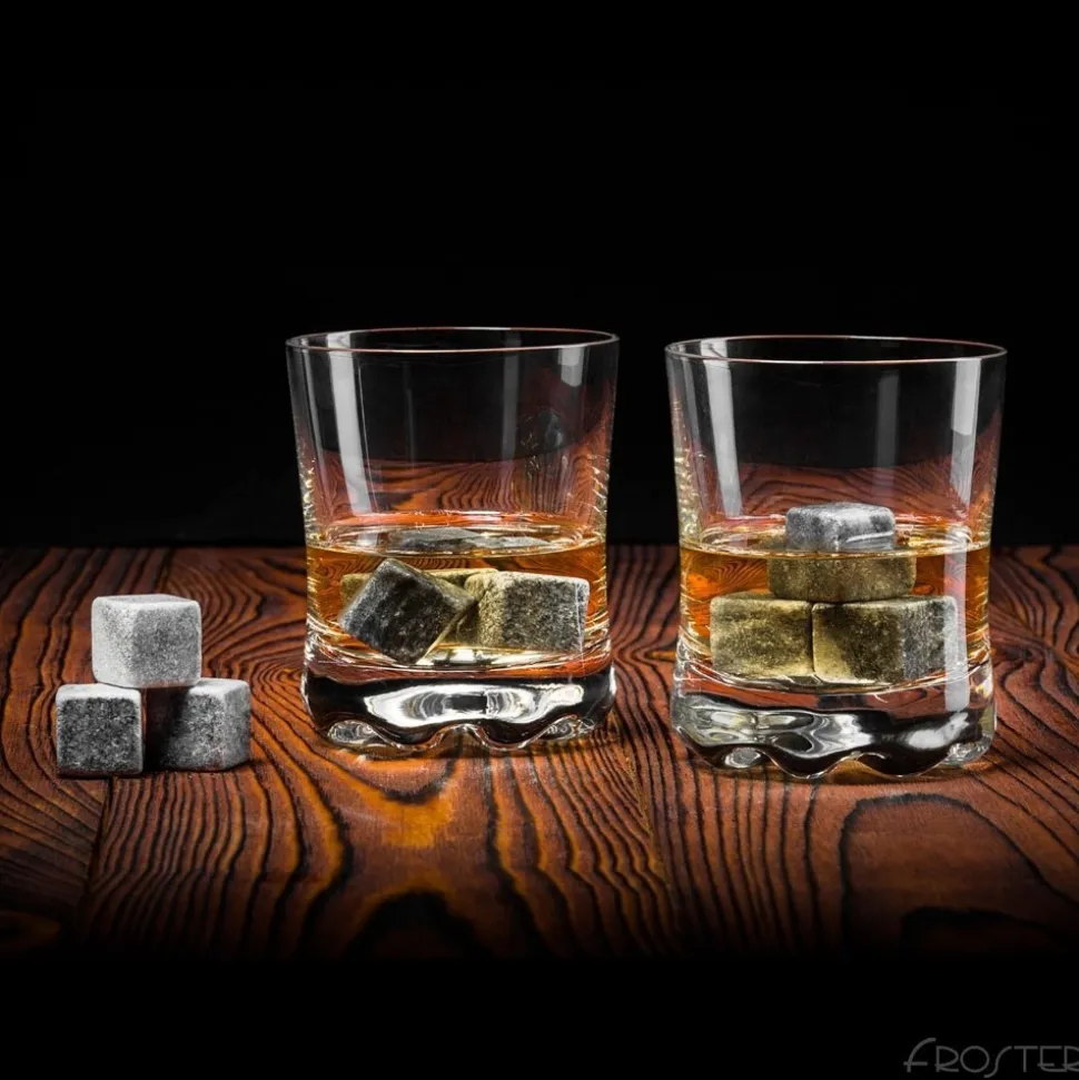 Etui na whisky ze szklankami Froster