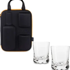 Etui na whisky ze szklankami Froster