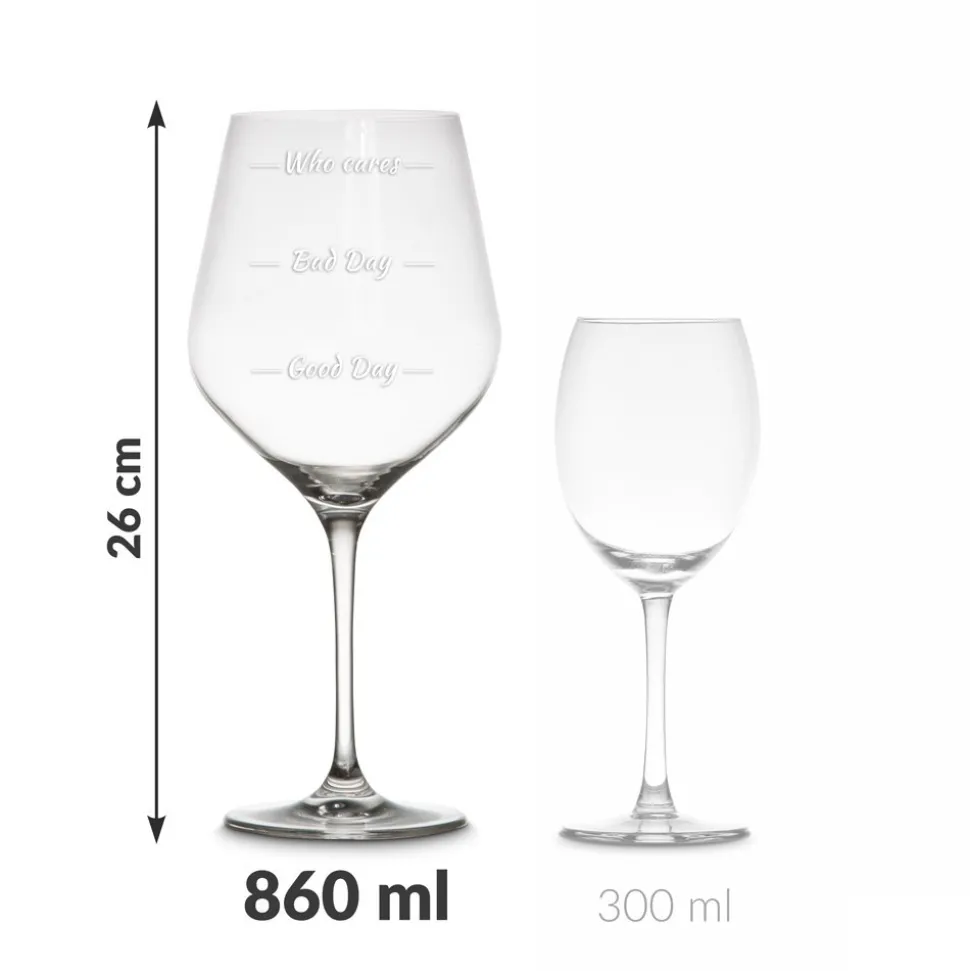 Etui na wino z kieliszkami diVinto Who cares Diamond