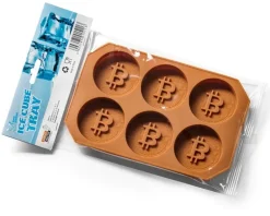 Foremka na lód i czekoladę Bitcoin