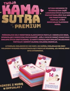Gra erotyczna dla dwojga - TWOJA KAMASUTRA PREMIUM