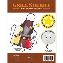 Grill Sheriff - fartuszek z otwieraczem