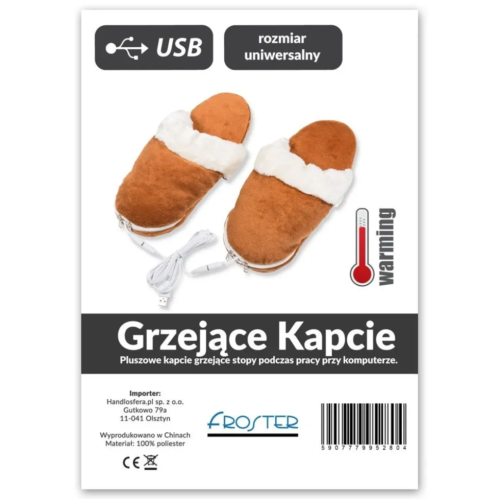 Grzejące Kapcie na USB