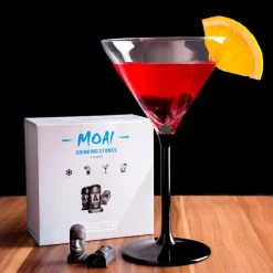 Kamienie Moai do Drinków