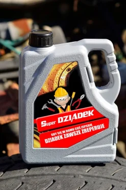 Kanister z narzędziami Super Dziadek - Prezent dla dziadka na Dzień Babci i Dziadka