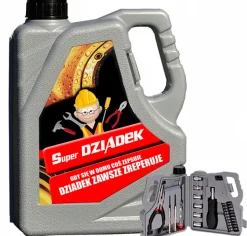 Kanister z narzędziami Super Dziadek - Prezent dla dziadka na Dzień Babci i Dziadka