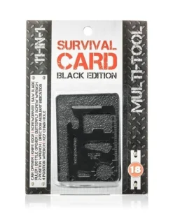 Karta przeżycia 11w1 (czarna) survival