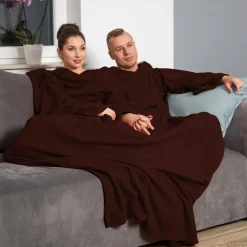 Kocyko-szlafrok dla Pary - Czekolada
