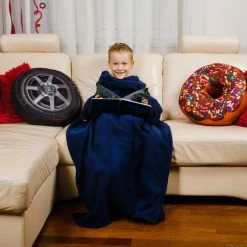 Kocyko-szlafrok Junior - Granatowy