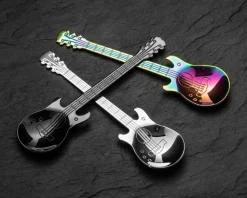 Kolorowe muzyczne łyżeczki - prezent dla gitarzysty muzyka