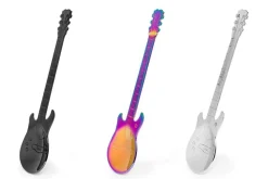 Kolorowe muzyczne łyżeczki - prezent dla gitarzysty muzyka