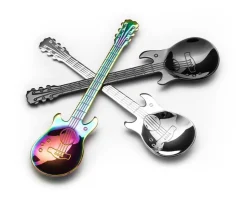 Kolorowe muzyczne łyżeczki - prezent dla gitarzysty muzyka