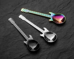 Kolorowe muzyczne łyżeczki - prezent dla gitarzysty muzyka