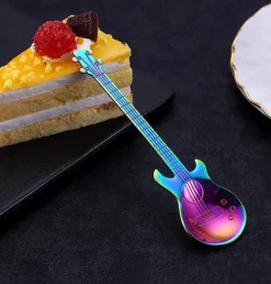 Kolorowe muzyczne łyżeczki - prezent dla gitarzysty muzyka
