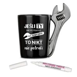 Kubek Złotej Rączki - prezent dla taty dziadka męża