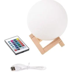 Lampka led nocna księżyc - 16 kolorów