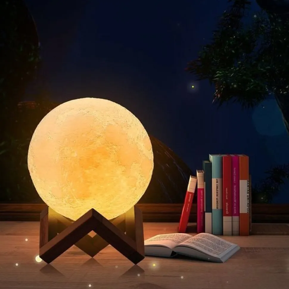 Lampka led nocna księżyc - 16 kolorów