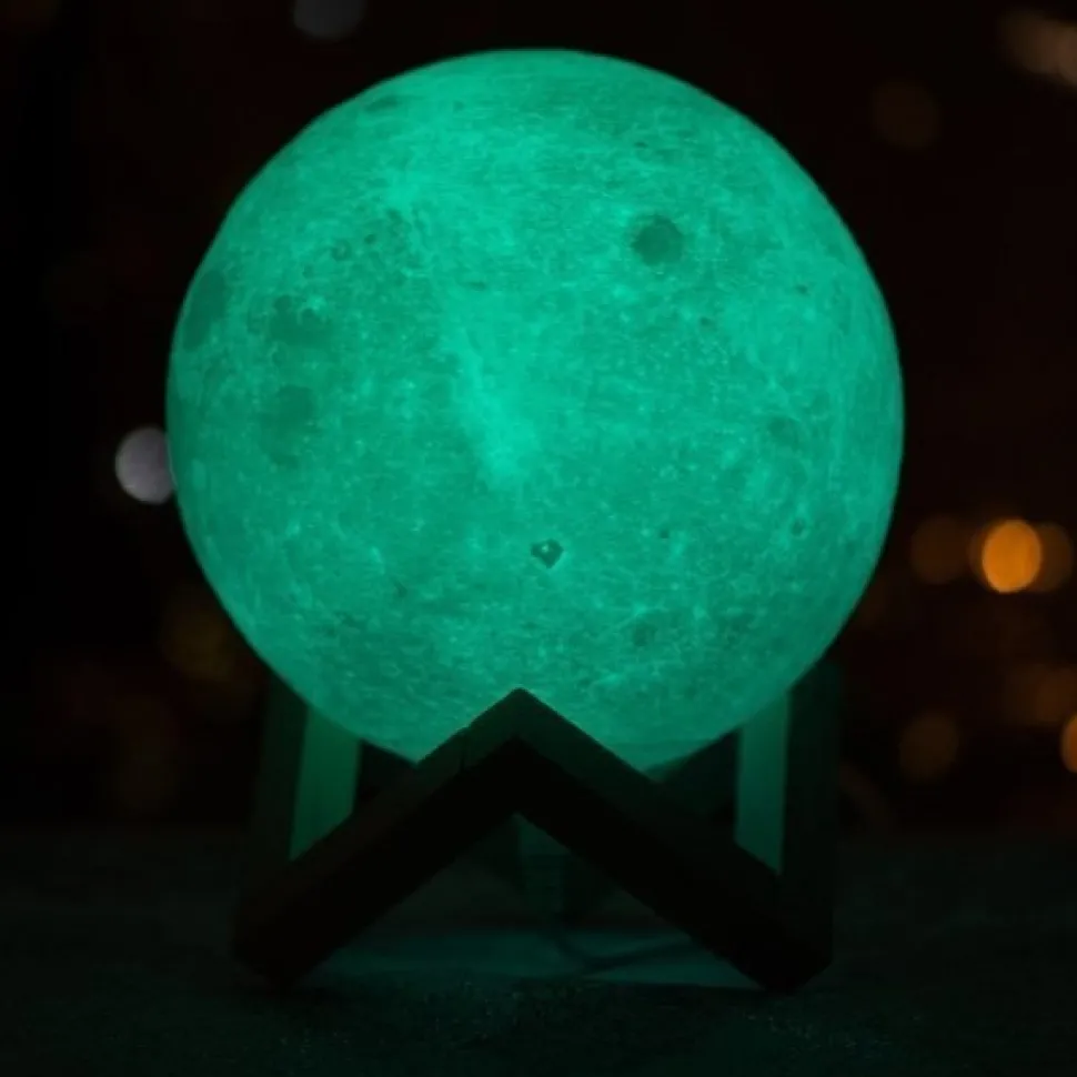 Lampka led nocna księżyc - 16 kolorów