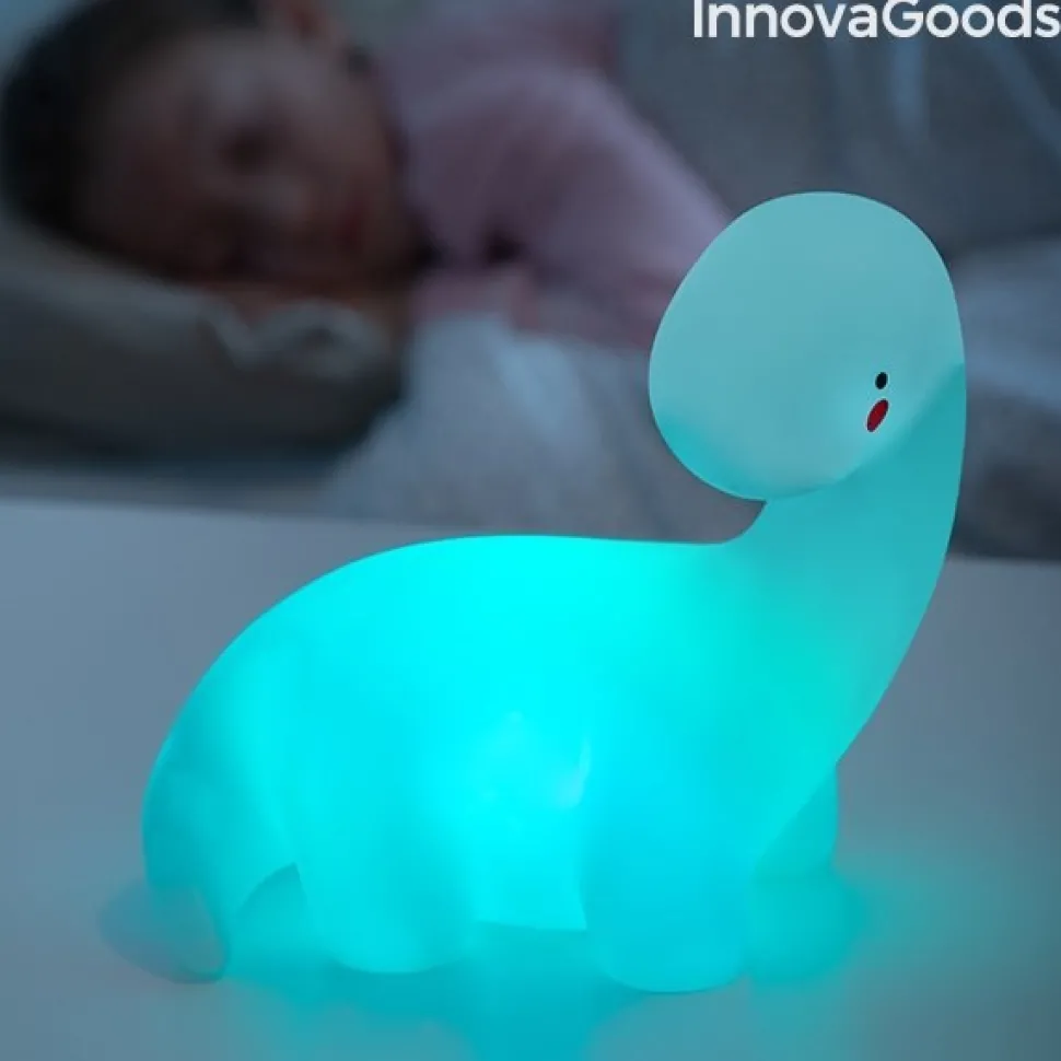Lampka Nocna Dinozaur LED Wielokolorowa