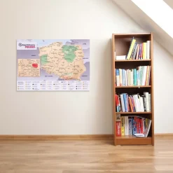 Mapa Odkrywcy - Polska - ulepszona zdrapka