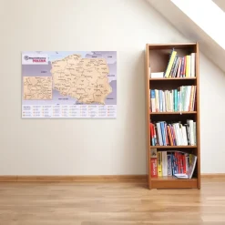 Mapa Odkrywcy - Polska - ulepszona zdrapka