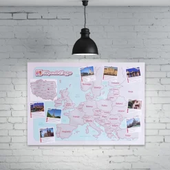 Mapa Zdrapka Europa dla Dwojga - ulepszona zdrapka