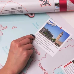 Mapa Zdrapka Europa dla Dwojga - ulepszona zdrapka