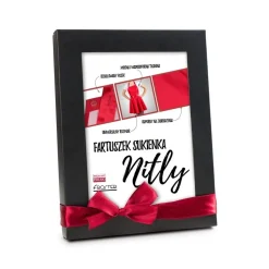 Nitly Red - Fartuszek Sukienka