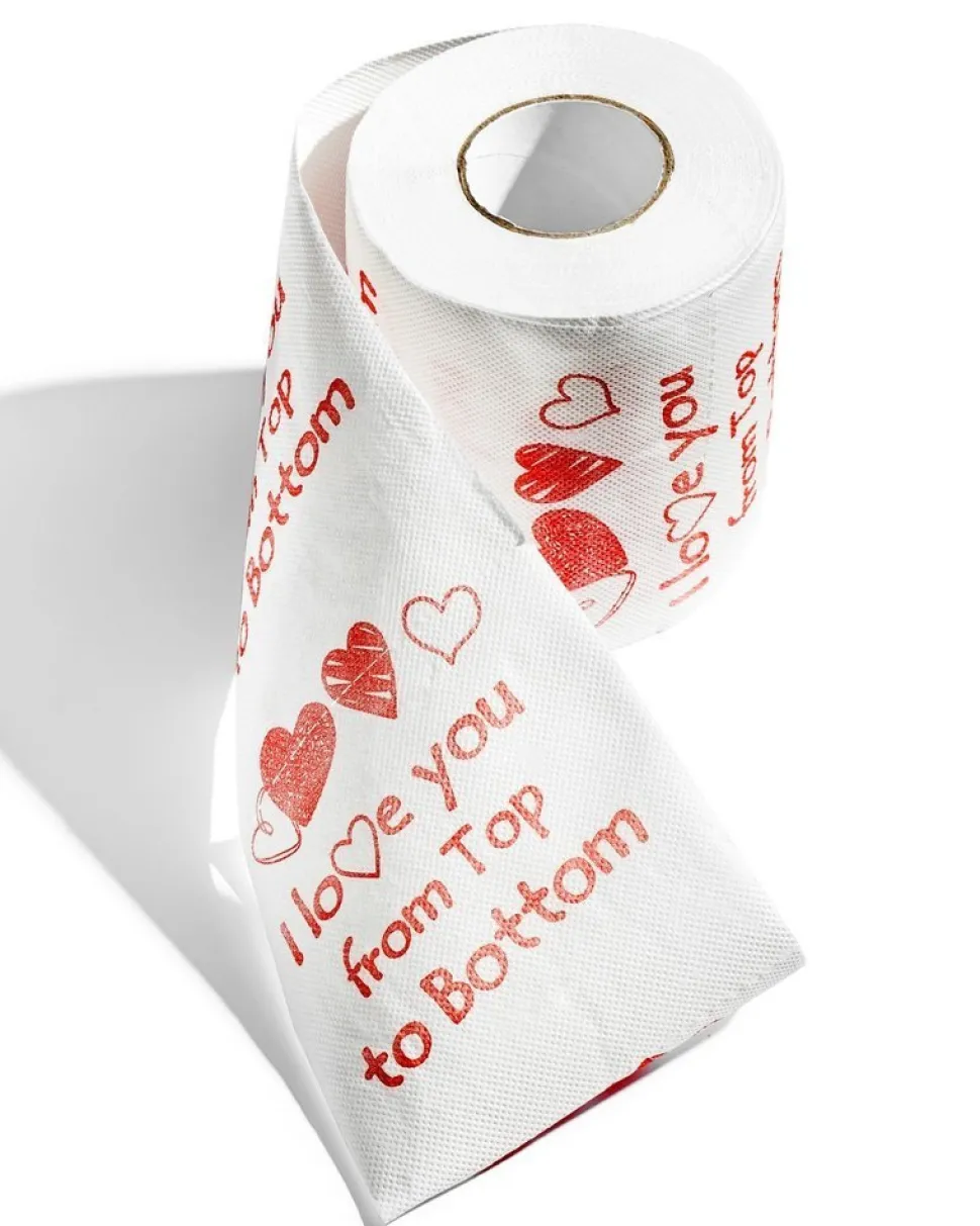 Papier toaletowy I LOVE YOU XL