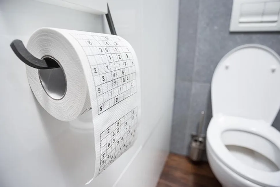 Papier toaletowy sudoku
