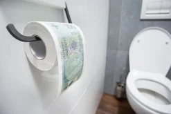 Papier toaletowy 100 zł - śmieszny prezent na parapetówkę