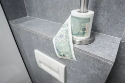 Papier toaletowy 100 zł - śmieszny prezent na parapetówkę