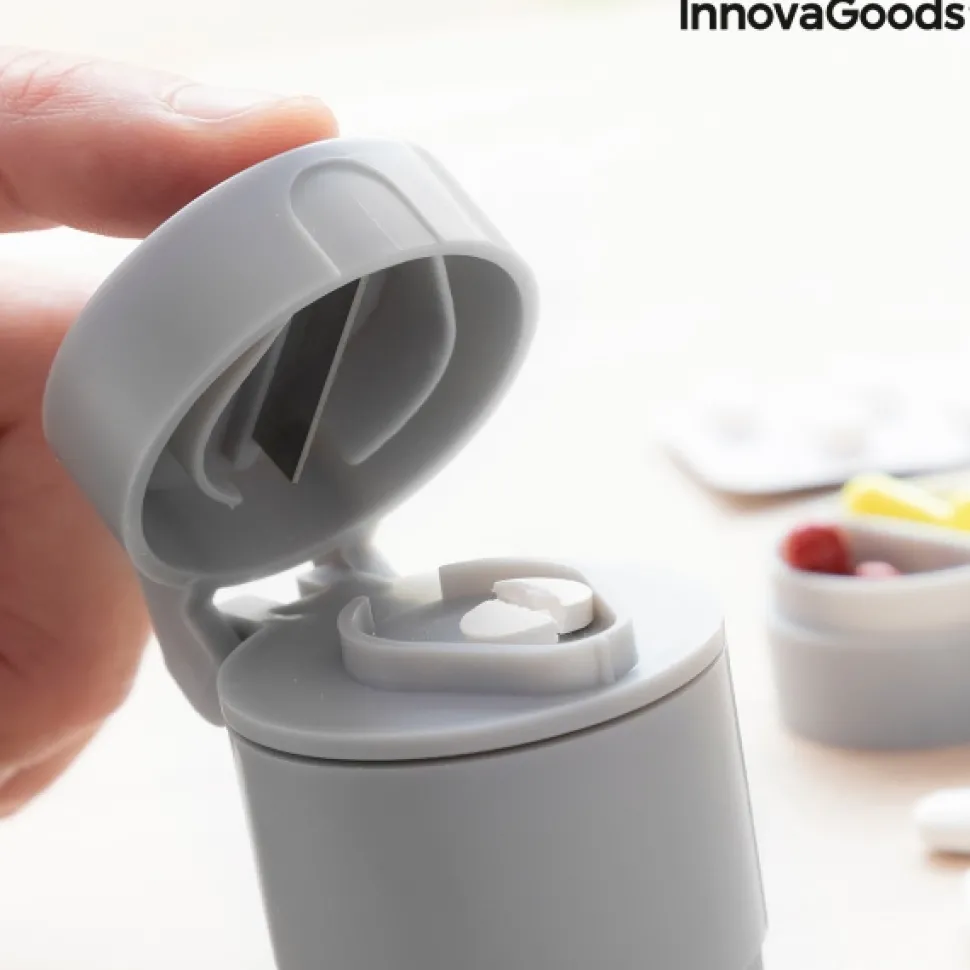 Pojemnik na Tabletki z Przecinaczem i Rozdrabniaczem 5w1 InnovaGoods