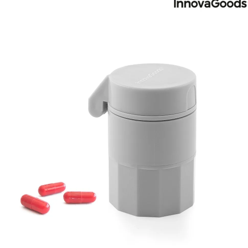 Pojemnik na Tabletki z Przecinaczem i Rozdrabniaczem 5w1 InnovaGoods