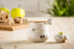 Porcelanowy słoiczek na miód