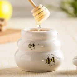 Porcelanowy słoiczek na miód