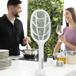 Rakieta owadobójcza 2 w 1, akumulatorowa, z lampą UV