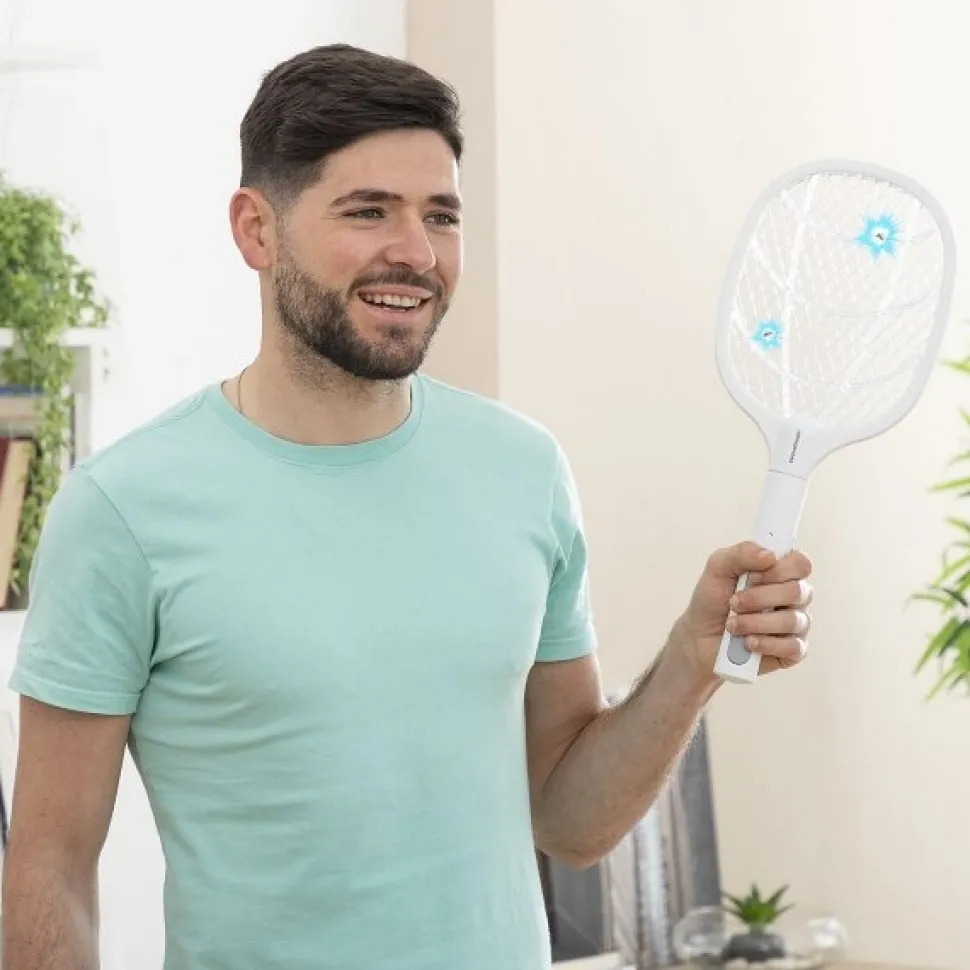Rakieta owadobójcza 2 w 1, akumulatorowa, z lampą UV