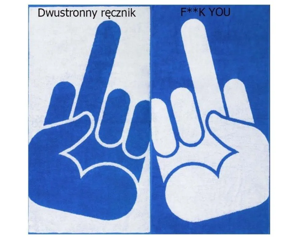 Ręcznik środkowy palec