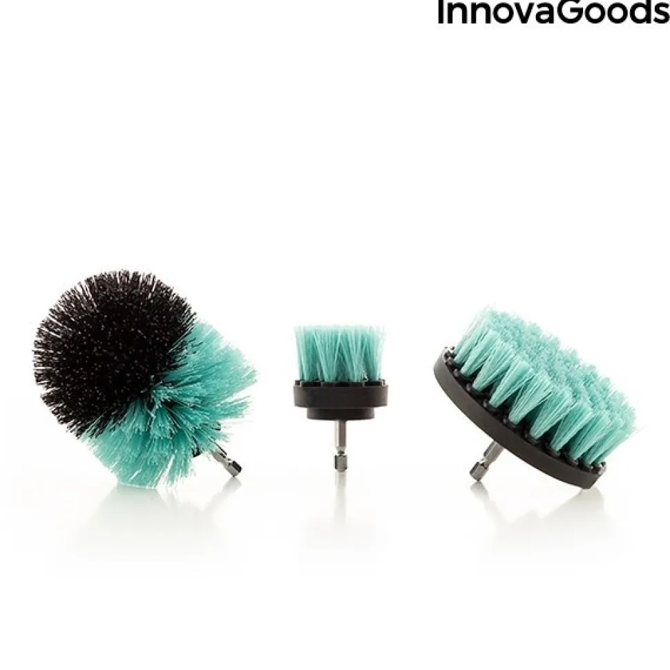 Szczotki do Czyszczenia na Wiertarkę InnovaGoods 3szt.