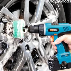 Szczotki do Czyszczenia na Wiertarkę InnovaGoods 3szt.