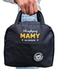 Torba Termiczna na Lunch Dla Najlepszej Mamy - Prezent dla Mamy na Dzień Matki Święta Urodziny Lunchbox