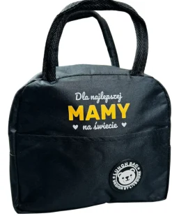 Torba Termiczna na Lunch Dla Najlepszej Mamy - Prezent dla Mamy na Dzień Matki Święta Urodziny Lunchbox