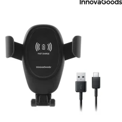 Uchwyt na Telefon do Samochodu z Ładowarką Indukcyjną Grawitacyjny InnovaGoods