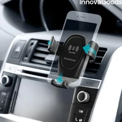 Uchwyt na Telefon do Samochodu z Ładowarką Indukcyjną Grawitacyjny InnovaGoods