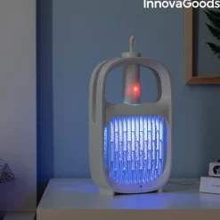 2w1 Elektryczna łapka na muchy i lampa owadobójcza na akumulator
