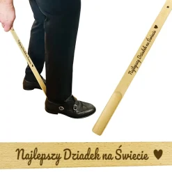 Łyżka do Butów z Grawerem dla Babci i Dziadka - Prezent na Dzień Babci i Dziadka Święta Urodziny Dziadków