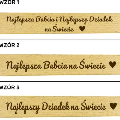 Łyżka do Butów z Grawerem dla Babci i Dziadka - Prezent na Dzień Babci i Dziadka Święta Urodziny Dziadków